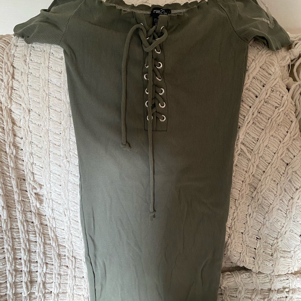 Rue21 tight green dress